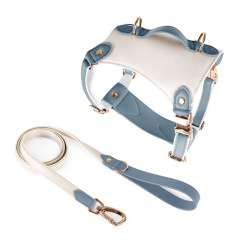High Quality Leather Dog Leash Dog collar And Harness set