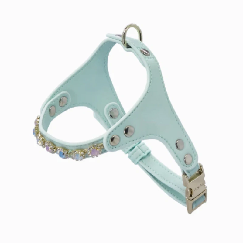Adjustable Hot Drilling Bow Pet Chest Strap Cat Leash Rope Set Small Dog Collar Chest Back Dog Strap Small Dog Pet Supplies