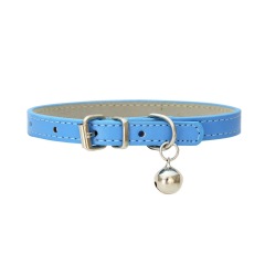 Pet Collars Pu Wholesale Cat Collar With Bell DIY 16 Color Options Cat Collar