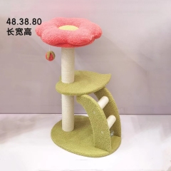 Little Monster Cat Climbing Litter Toy Integrated Villa Color Does Not Occupy Sisal Cat Scratching Post Gifts