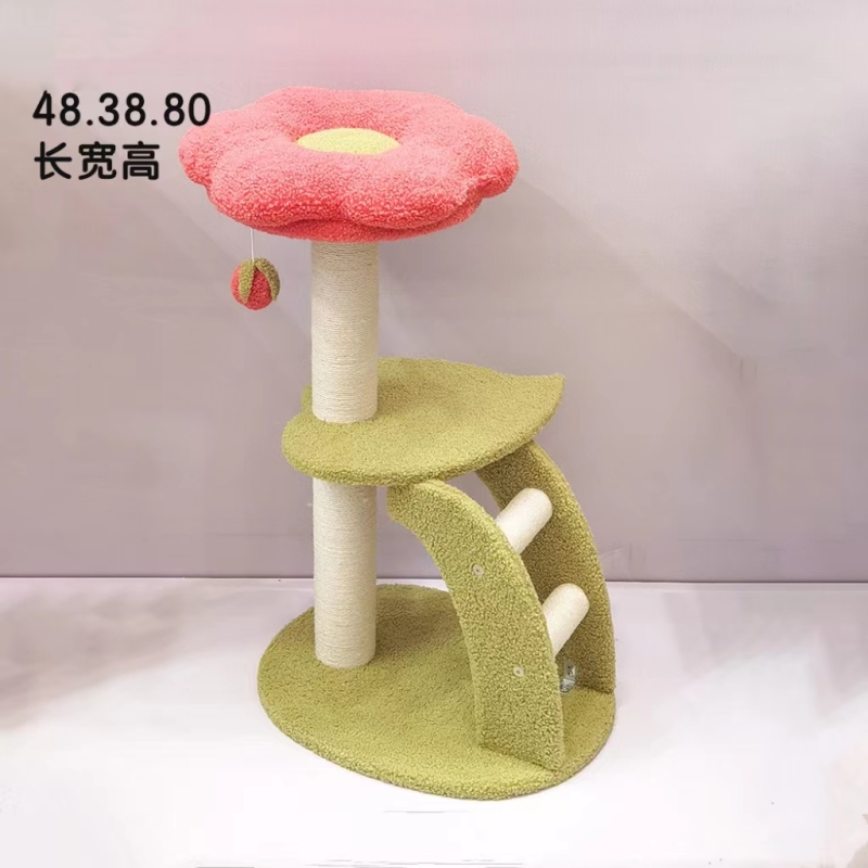 Little Monster Cat Climbing Litter Toy Integrated Villa Color Does Not Occupy Sisal Cat Scratching Post Gifts