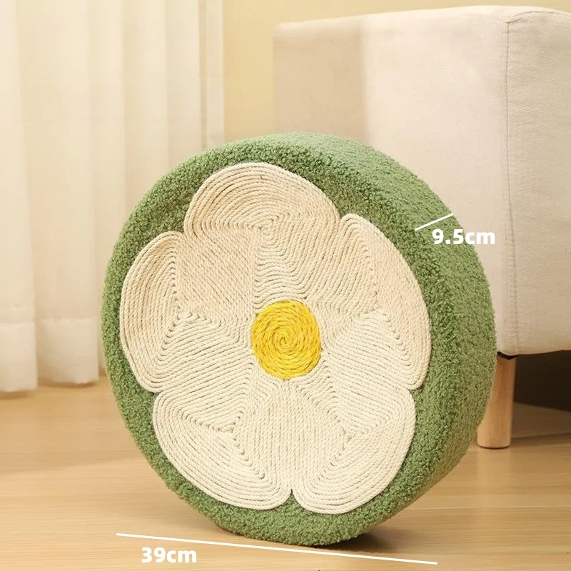 Cat Scratcher 2 In 1 Cat Anti Scratch Bed Cute Shape Cat Scratching Bed Round Cat Scratch Protection Paw Toy Gatos Accesorios
