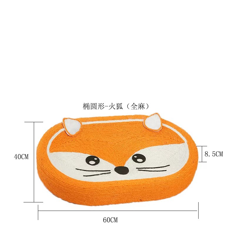 Cat Scratcher 2 In 1 Cat Anti Scratch Bed Cute Shape Cat Scratching Bed Round Cat Scratch Protection Paw Toy Gatos Accesorios
