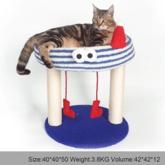 Little Monster Cat Climbing Litter Toy Integrated Villa Color Does Not Occupy Sisal Cat Scratching Post Gifts