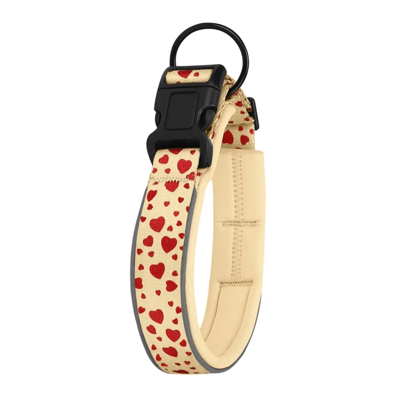 Reflective Dog Collar with Removable Airtag Protective Case WaterProof Pitbull French Bulldog Necklace Anti-Lost Dog Accessories