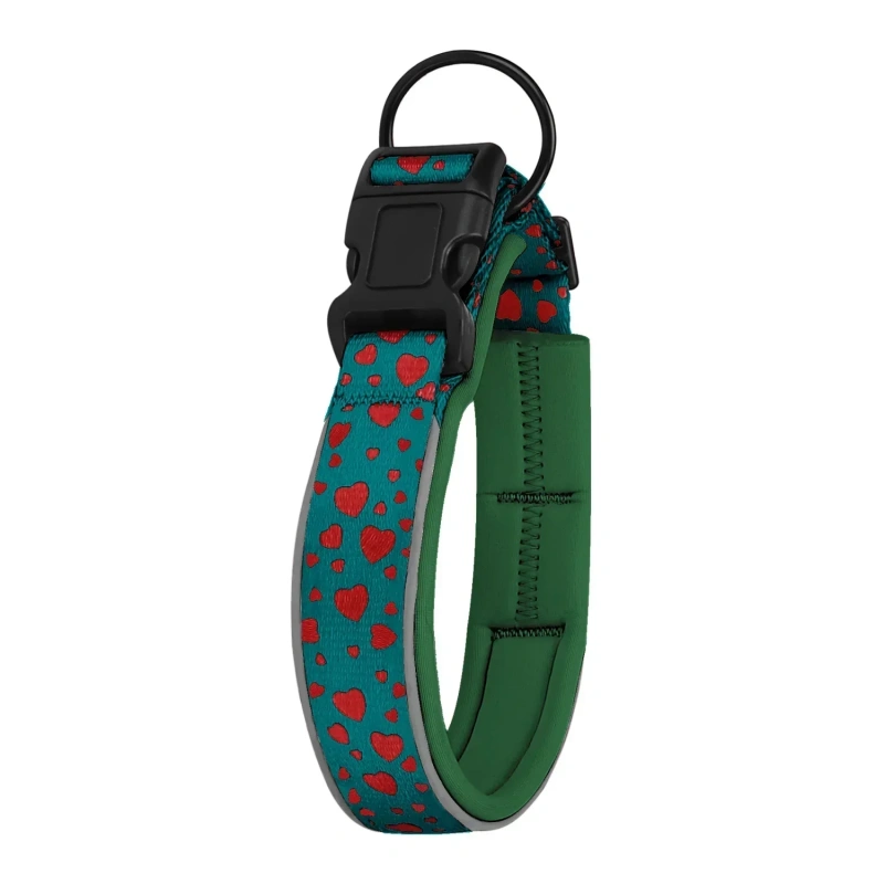 Reflective Dog Collar with Removable Airtag Protective Case WaterProof Pitbull French Bulldog Necklace Anti-Lost Dog Accessories