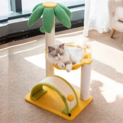 Cat Climbing Frame Cat Tree House Scratching Post for Cats Jumping Toys Scratcher for Cats Wooden Pet Furniture Sofa Protector
