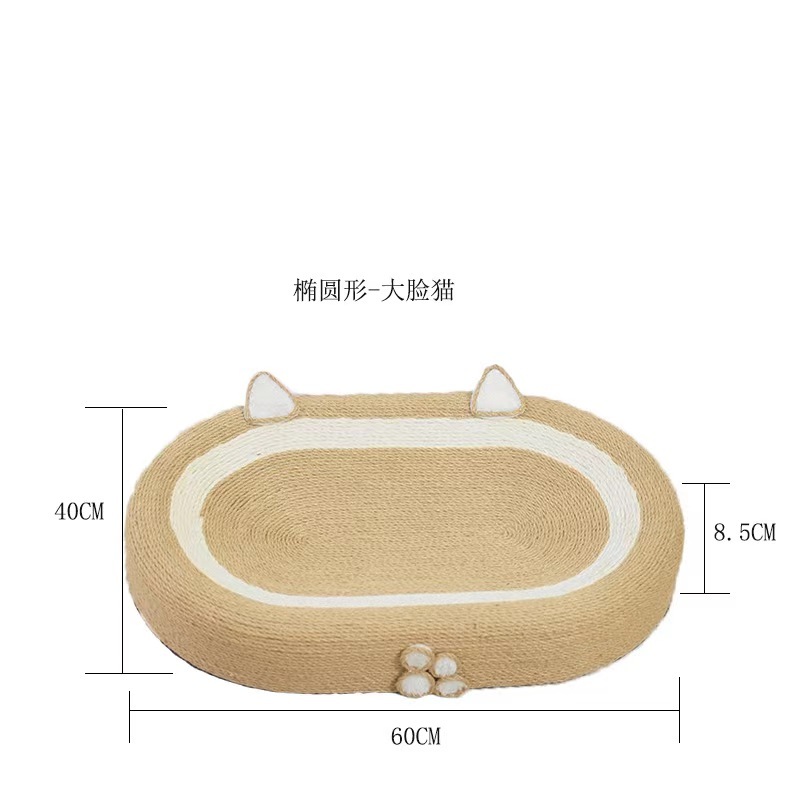 Cat Scratcher 2 In 1 Cat Anti Scratch Bed Cute Shape Cat Scratching Bed Round Cat Scratch Protection Paw Toy Gatos Accesorios