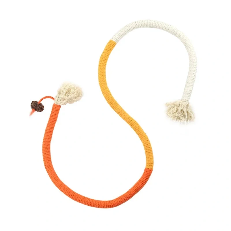 Cat Chew Toys Interactive Molar Cotton Rope Toys Silvervine Cat Teaser Toy Clean Mouth Kitten Play Toy Pet Supplies Accessories