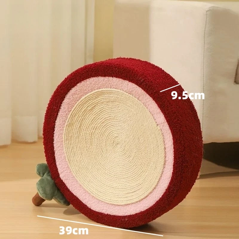 Cat Scratcher 2 In 1 Cat Anti Scratch Bed Cute Shape Cat Scratching Bed Round Cat Scratch Protection Paw Toy Gatos Accesorios