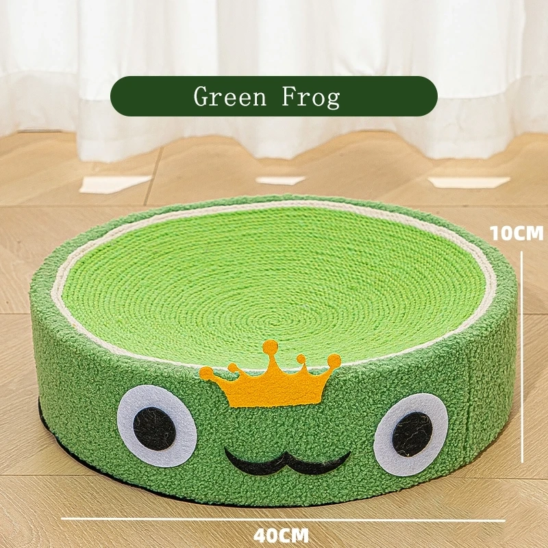 Cat Scratcher 2 In 1 Cat Anti Scratch Bed Cute Shape Cat Scratching Bed Round Cat Scratch Protection Paw Toy Gatos Accesorios