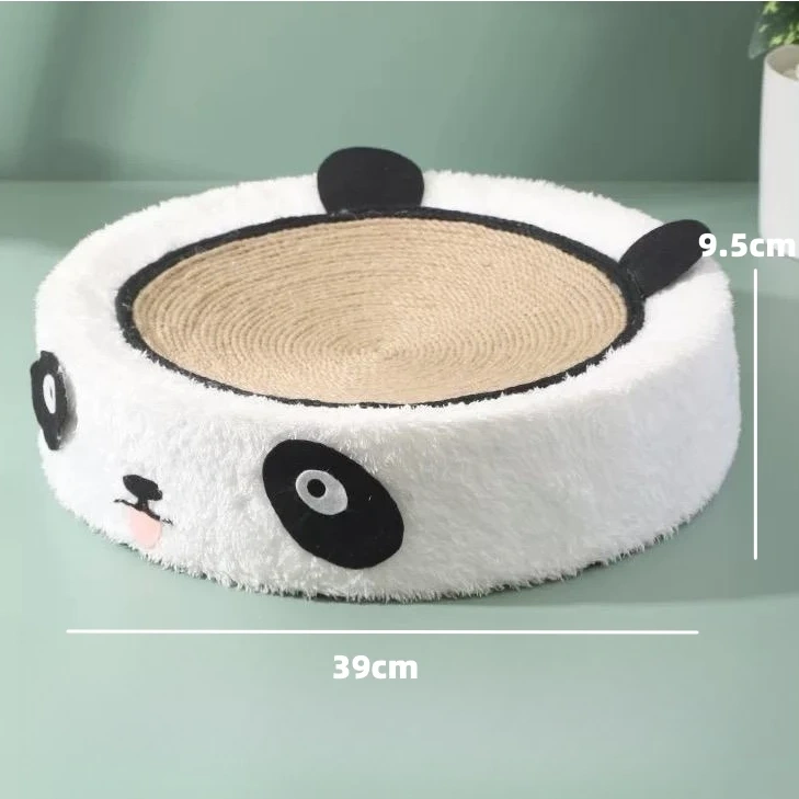 Cat Scratcher 2 In 1 Cat Anti Scratch Bed Cute Shape Cat Scratching Bed Round Cat Scratch Protection Paw Toy Gatos Accesorios