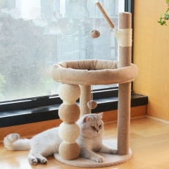 Cat Scratcher Cat Tree House Cats Scratch Board with Sleeping Nest Sisal Scratching Post for Cats Climbing Frame Sofa Protector