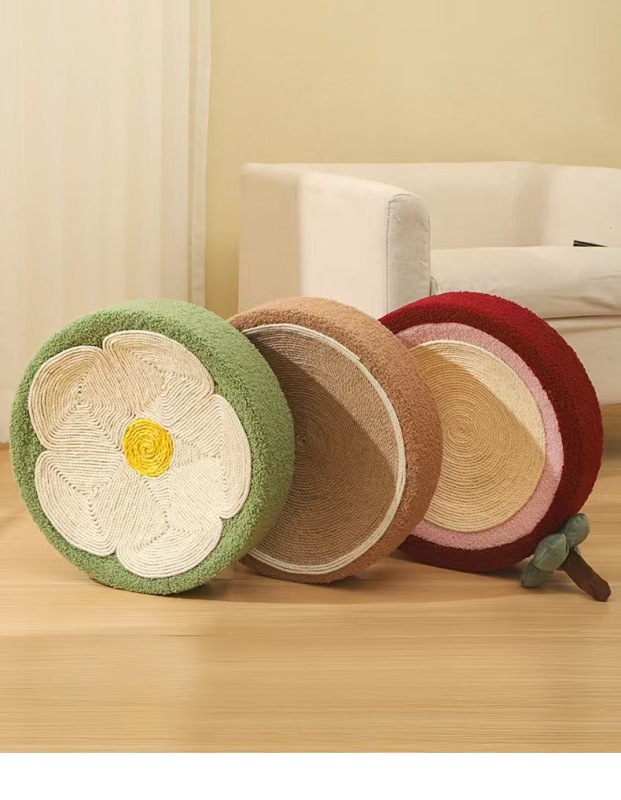 Cat Scratcher 2 In 1 Cat Anti Scratch Bed Cute Shape Cat Scratching Bed Round Cat Scratch Protection Paw Toy Gatos Accesorios