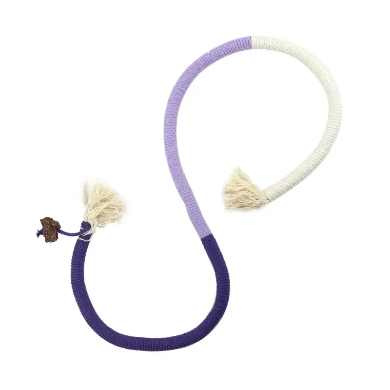 Cat Chew Toys Interactive Molar Cotton Rope Toys Silvervine Cat Teaser Toy Clean Mouth Kitten Play Toy Pet Supplies Accessories