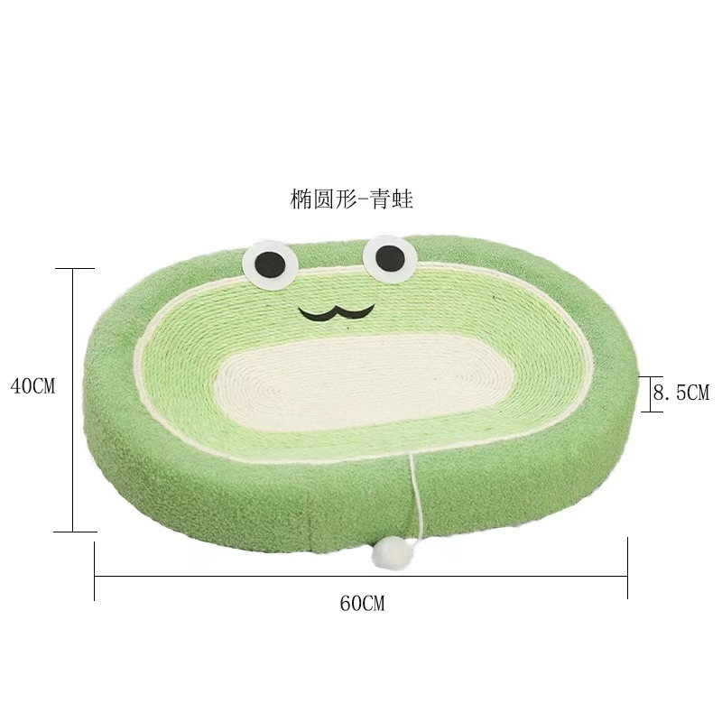 Cat Scratcher 2 In 1 Cat Anti Scratch Bed Cute Shape Cat Scratching Bed Round Cat Scratch Protection Paw Toy Gatos Accesorios