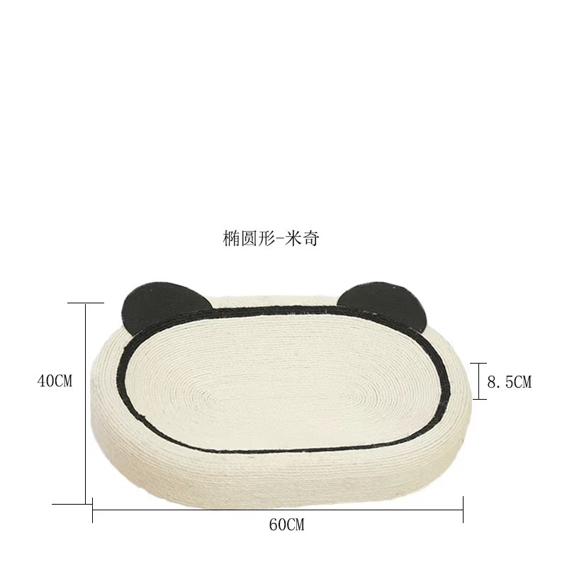 Cat Scratcher 2 In 1 Cat Anti Scratch Bed Cute Shape Cat Scratching Bed Round Cat Scratch Protection Paw Toy Gatos Accesorios