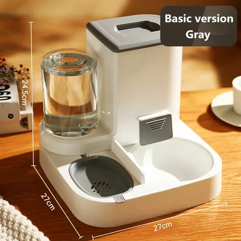 Factory Wholesale Nonslip Automatic Pet Food Feeders Water Dispenser 2 In 1 Dog Cat Bowls Drinking Fountain