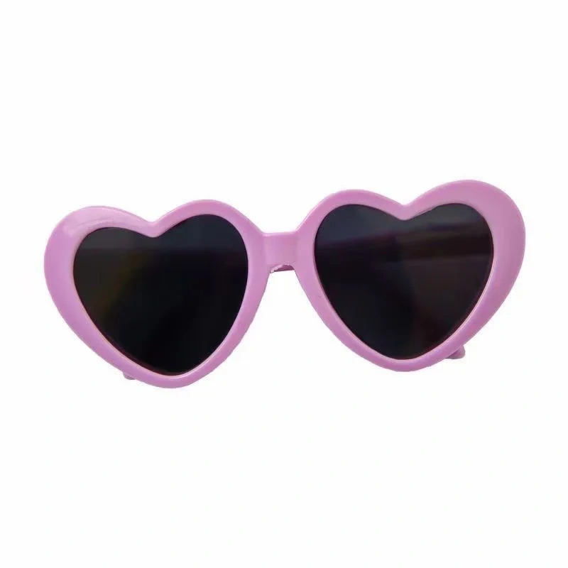 Fashion Plastic Pet Cat Sunglasses Cute Heart Sun flower Glasses For Sphynx Devon Rex Photos Props Cat Eye-Wear Pet Weeding