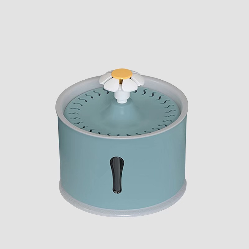 2.4L Pet Cat Dispenser Drinking Water Fountain Activated Carbon Filters LED Automatic Feeder Container USB Interface
