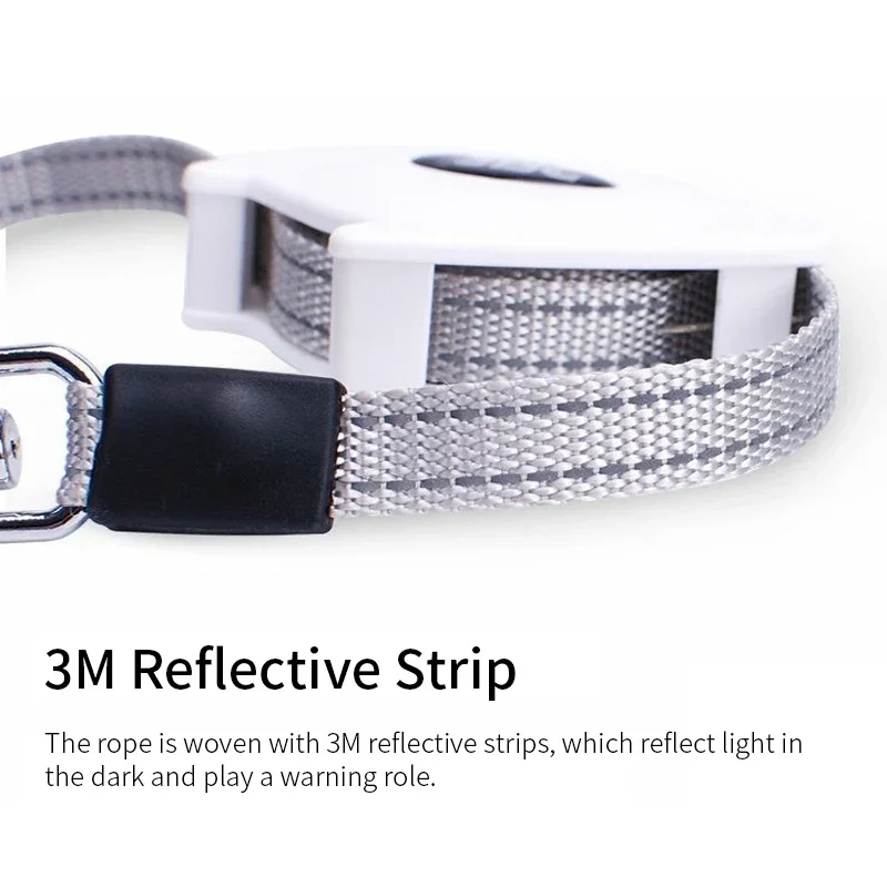 Retractable Dog Leash for Small Dogs Cats up to 30kg with 140cm Anti-Pull Strong Nylon Tape, Hands Free, Portable Walking Leash
