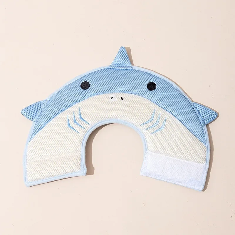 After Surgery Neck Collar Anti Lick Summer Breathable Headgear Cotton Mesh Cool Elizabeth Circle Neck Accessories for Small Dogs