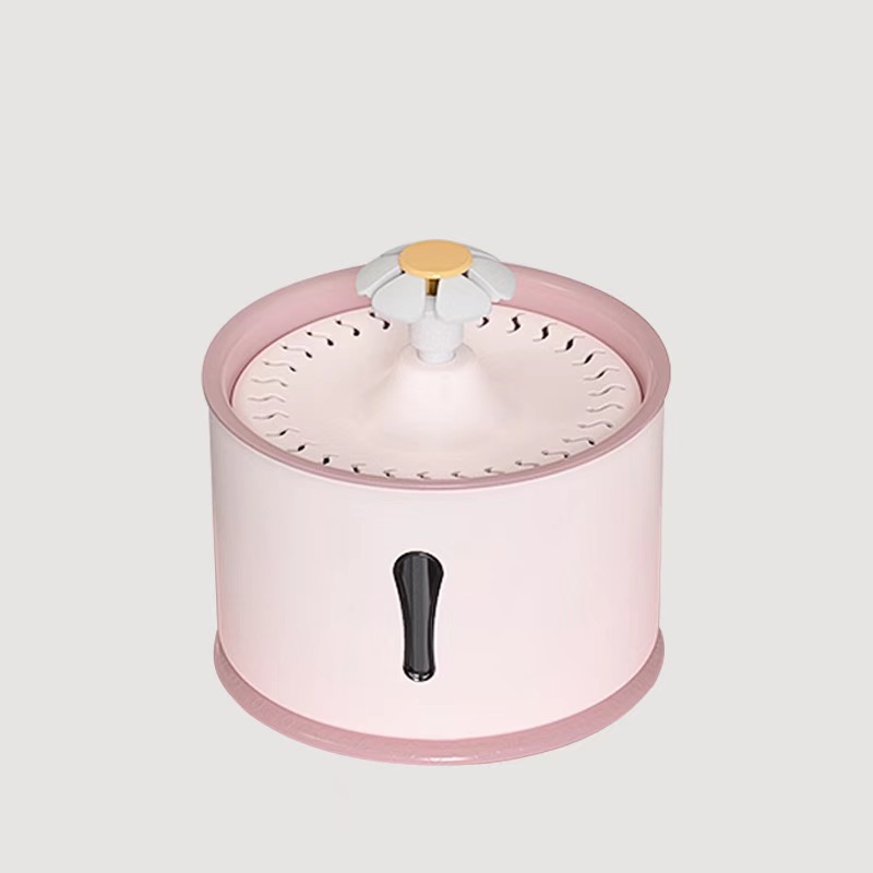 2.4L Pet Cat Dispenser Drinking Water Fountain Activated Carbon Filters LED Automatic Feeder Container USB Interface