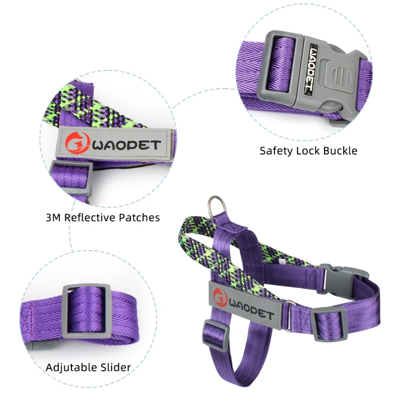 Fashion Style Dog Vest Harnesses For small medium and large dogs durable Nylon Manufacturers pet harness 2024 New