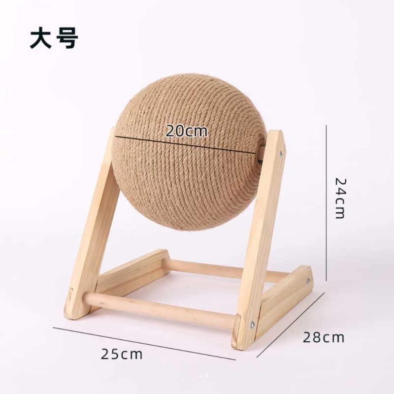 Cat Scratching Ball Toy Kitten Sisal Rope Ball Board Grinding Paws Toys Cats Scratcher Wear-resistant Pet Furniture supplies