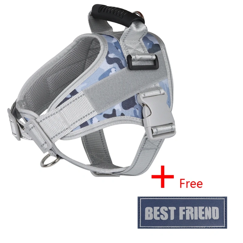 Multifunctional Pet Dog Harness Medium Large Dog Reflective Harness Outdoor Training Comfort Breathable Vest Chest Strap For Dog