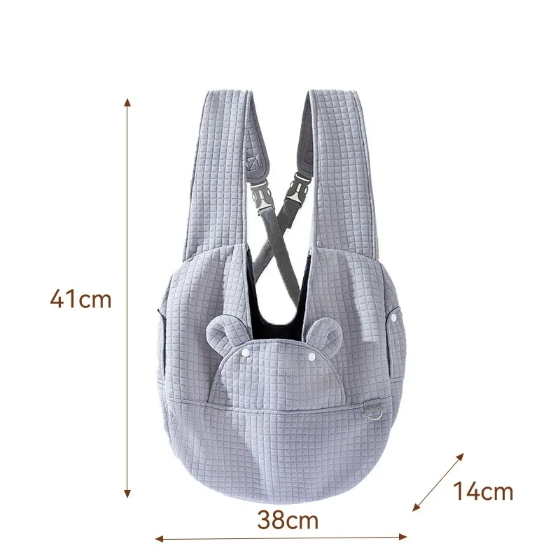 Pet Backpack Comfort Dog Bag Kitten Carrier Outdoor Travel Breathable Cross design chest backpack Bag Supplies Pet accessories
