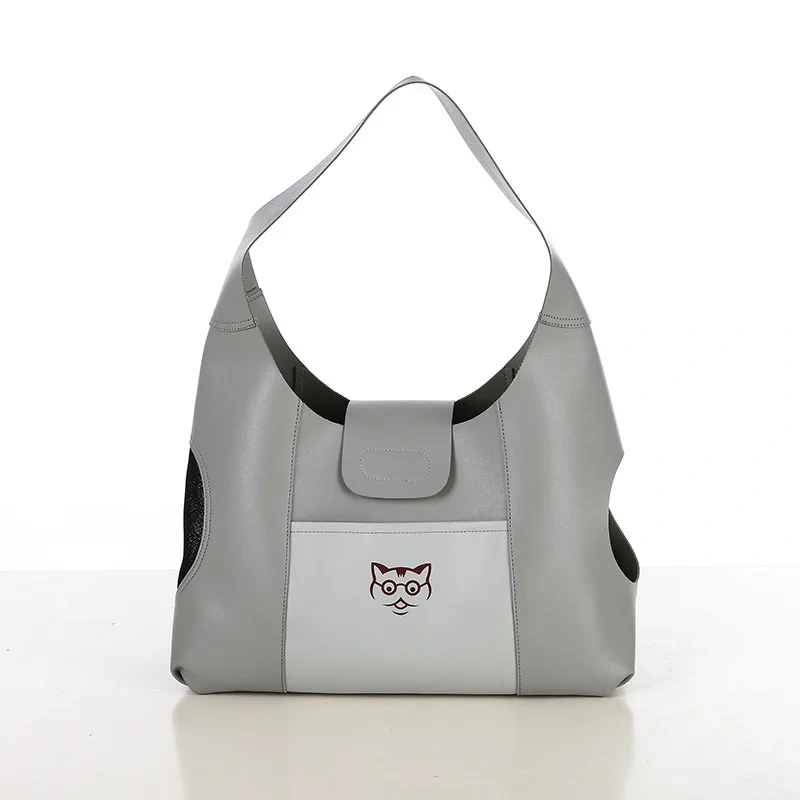 1PC Cat Bag Pet Backpack Cat Traveling Exposed Breathable Handbag Single Shoulder Crossbody Cat Bag New Pet Bag pet supplies