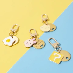 Personalized Cat Dog Pet ID Tag Keychain Custom Free Engraved Pet ID Name for Cat Dog Collar Tag Harness Nameplate Pet Supplies