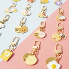 Personalized Cat Dog Pet ID Tag Keychain Custom Free Engraved Pet ID Name for Cat Dog Collar Tag Harness Nameplate Pet Supplies