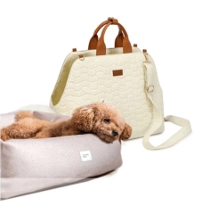 Portable Pet Dog Cat Bag, Travel Shoulder Car, Carrier Suitcase, Large Space, Breathable, Side Opening Handbag, Dog