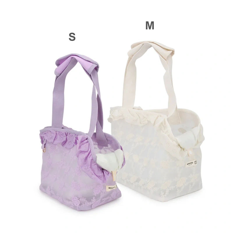 Lace Cat Handbag Puppy Carrier Bag Dog Pet Shoulder Bags for Small Mini Dog