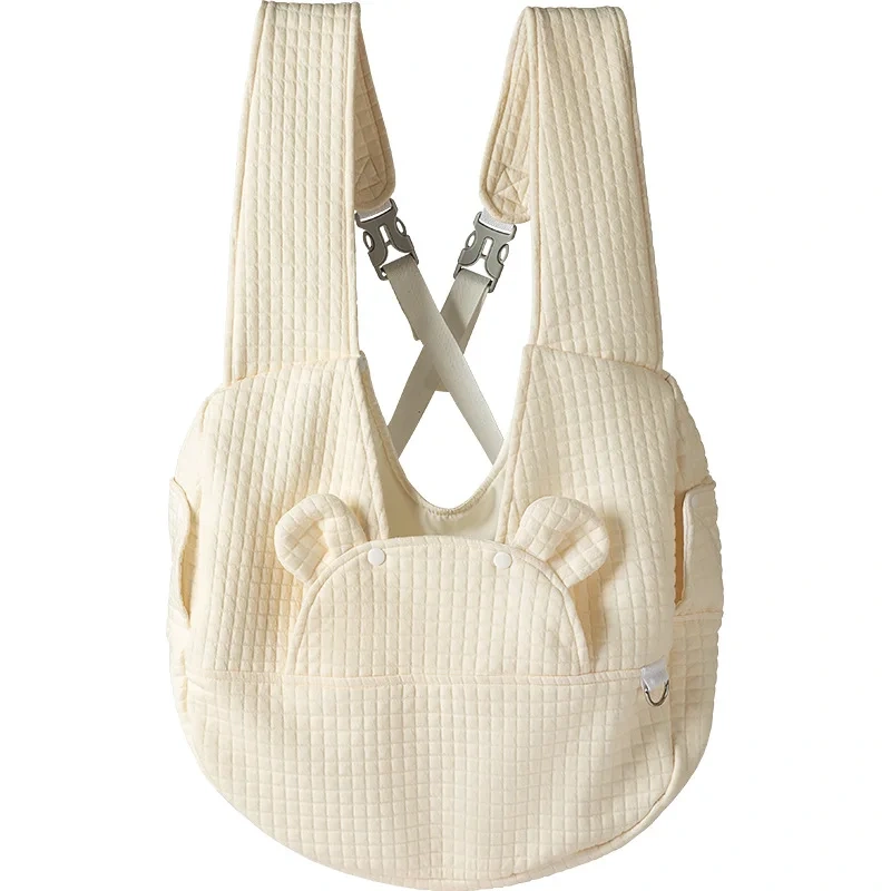 Pet Backpack Comfort Dog Bag Kitten Carrier Outdoor Travel Breathable Cross design chest backpack Bag Supplies Pet accessories