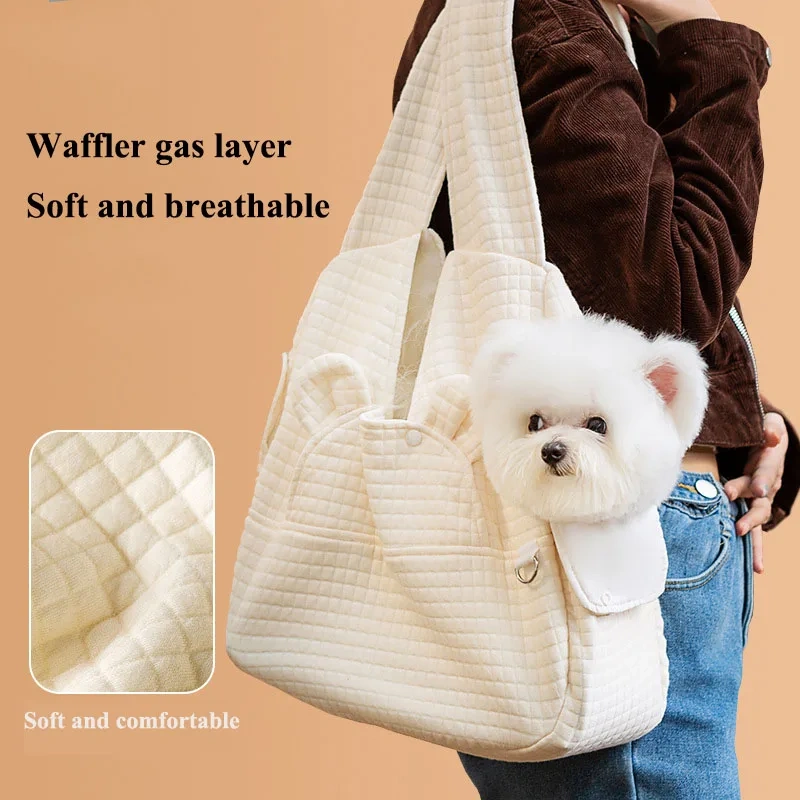 Pet Backpack Comfort Dog Bag Kitten Carrier Outdoor Travel Breathable Cross design chest backpack Bag Supplies Pet accessories