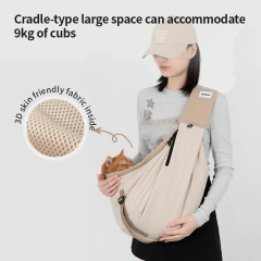 Small Dog Cat Out Crossbody Shoulder Bag Outdoor Travel Portable Puppy Cat Sling Bag  Comfortable Tote Pet Carrying Supplies