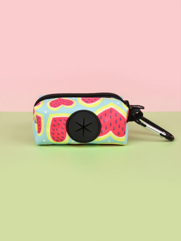 Cute Design Pet Poop Bag Holder Dispenser Without Poop Bag And Leashes Can Attached With Any Dog Leashes For Valentine's Day