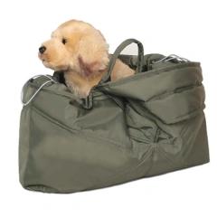 Dog Carrier Bag Outdoor Walking Shopping Pet Bag Breathable Handheld Tote Waterproof Large Capacity Commuter Shoulder Bag