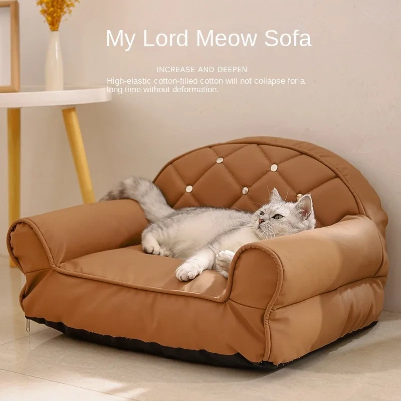 Luxury Dogs and Cats Sofa Waterproof and Non-Stick Fur Four Seasons Small and Medium-Sized Dogs Pet Supplies Puppy Accessories