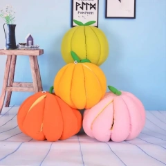 Funny Fruit Design Cat House Nest Winter Warm Pet Cat Mat Pumpkin Nest Cute Fruit Modeling Dog House For Small Dog Teddy Dog Bed