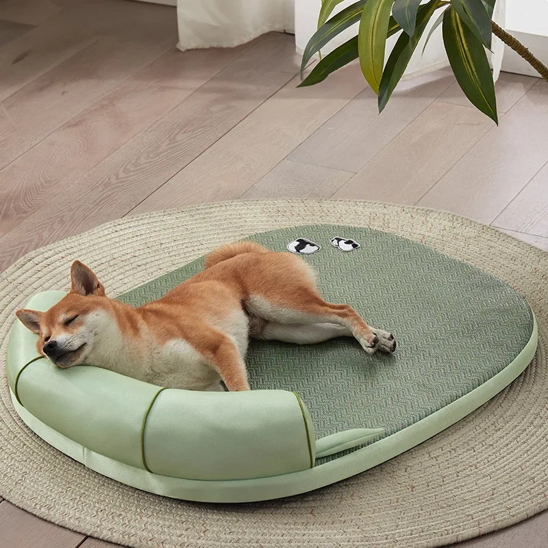 Pet Bed Summer Removable and Washable Cool Feeling Kennel Pad Four Seasons Universal Dog Bed Cat Sofa Sleeping Nest Supplies