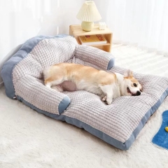 Luxury Dogs Cats Bed Soft Warm Pet Sofa for Small Medium Large Dogs Non-slip Kitten Puppy Sleeping Cushion Pet Supplies