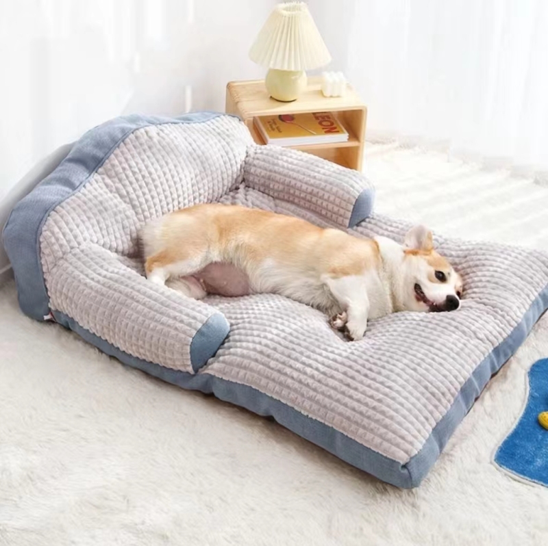 Luxury Dogs Cats Bed Soft Warm Pet Sofa for Small Medium Large Dogs Non-slip Kitten Puppy Sleeping Cushion Pet Supplies