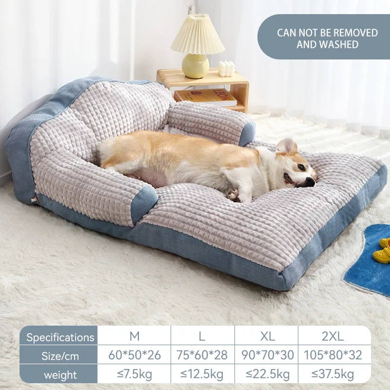 HOOPET Luxury Dogs Cats Bed Soft Warm Pet Sofa for Small Medium Large Dogs Non-slip Kitten Puppy Sleeping Cushion Pet Supplies