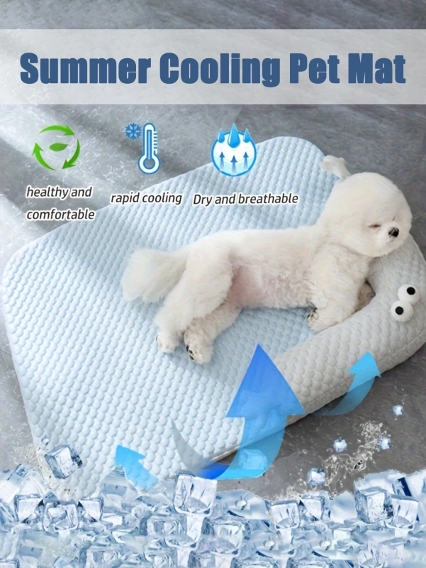 Summer Cooling Mat & Sleeping Pad,Breathable and  Absorbent,Suitable For Small And Medium-Sized Cats and Dogs,Sleeping And Rest