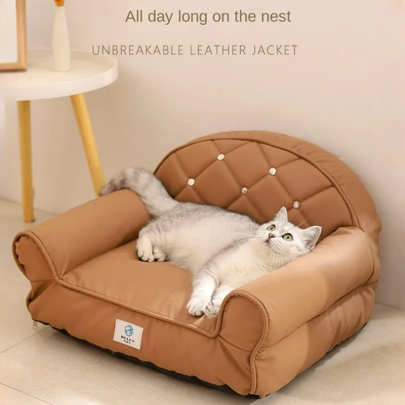 Luxury Dogs and Cats Sofa Waterproof and Non-Stick Fur Four Seasons Small and Medium-Sized Dogs Pet Supplies Puppy Accessories