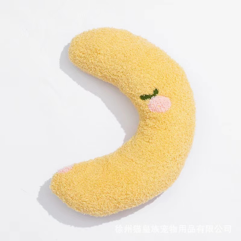 Small Pillow for Pet Cats Dogs Sleeping Mat Neck Guard U-shaped Pillow Soft and Thick Bite Resistant Winter Warm Comfort Pillow